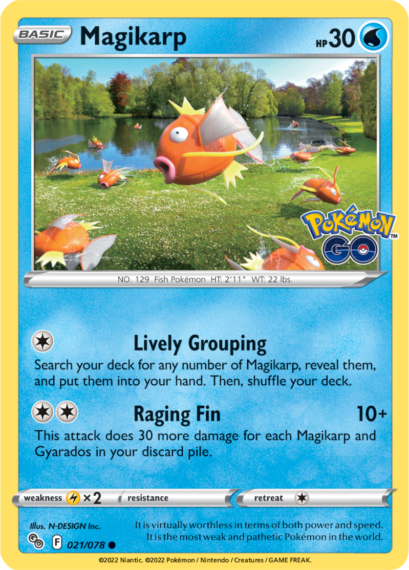 Here's a look at Pokémon Go's official trading cards